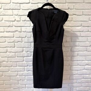 French Connection Black Tailored Sheath Dress – Stretch – Size 2 – NWT
